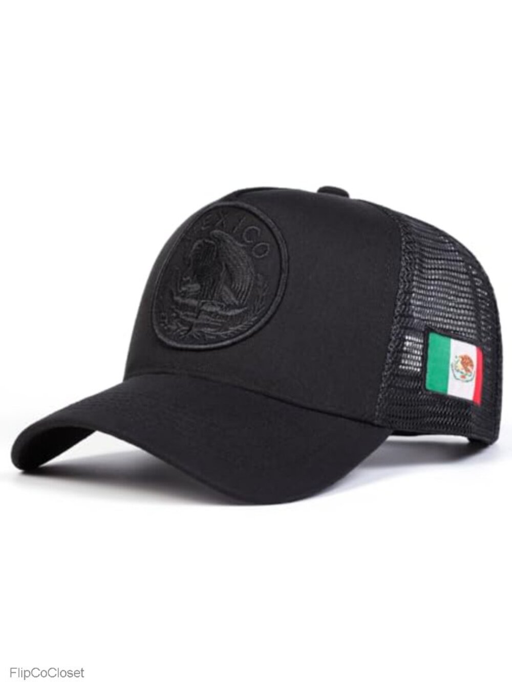 Mexican Eagle Hat with Mesh Back Adjustable Snapback Baseball Cap